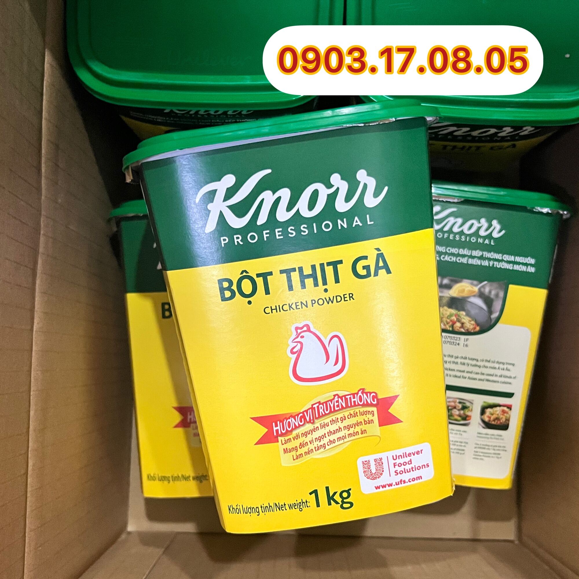 Bột thịt gà Knorr