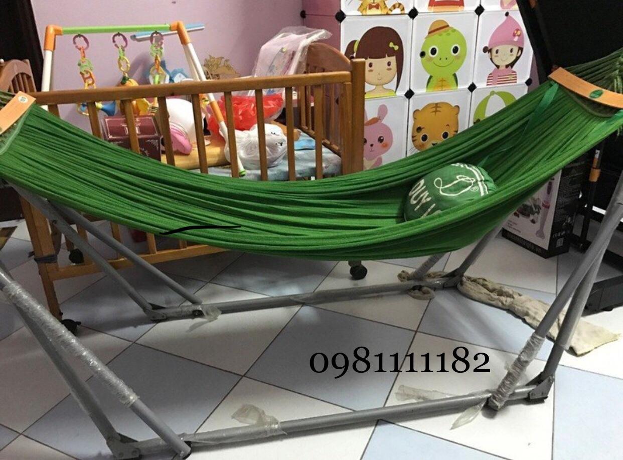 Khung Võng Xếp Tiến Đạt Cỡ Lớn Sơn Tĩnh Phi 32 kèm lưới cán nhựa DUY LỢI