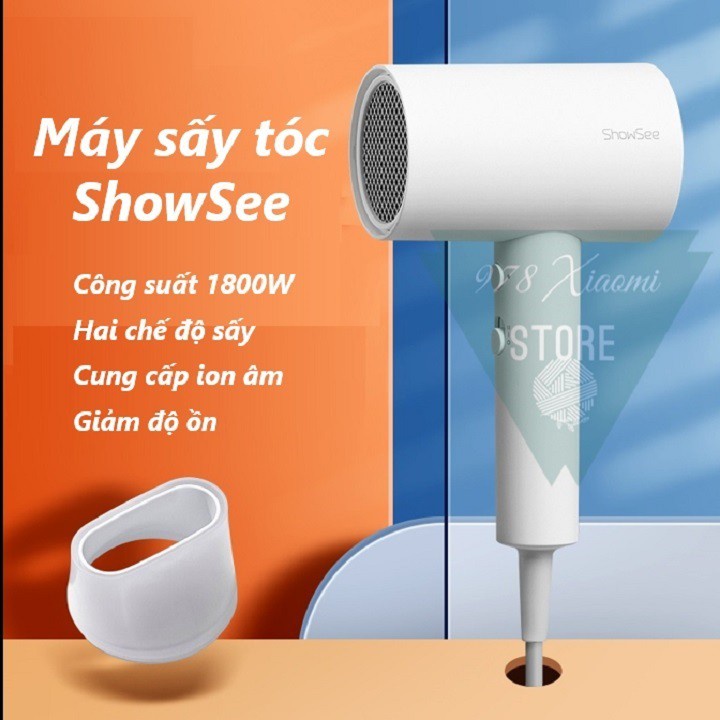 Máy sấy tóc xi aomi showsee a2-w - máy sấy tóc ion âm xi aomi showsee a1-w