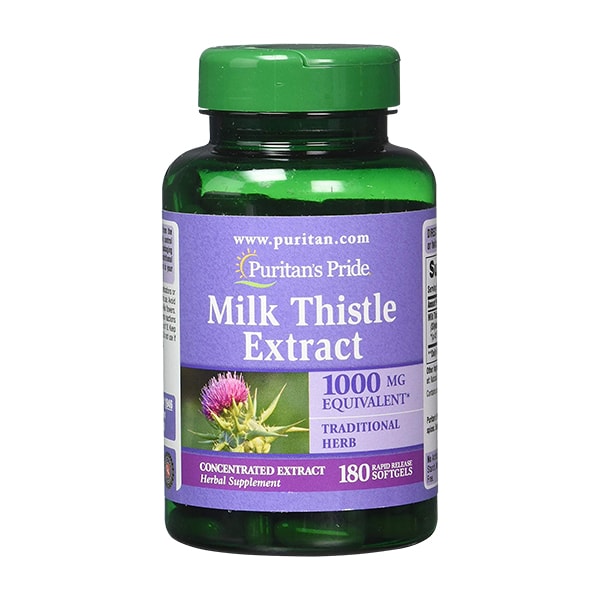Viên uống hỗ trợ gan từ cây kế sữa Milk Thistler Extract 180 viên