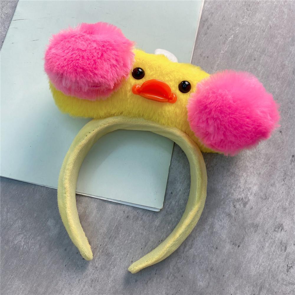 Băng đô cài tóc chú vịt má hồng siêu cute