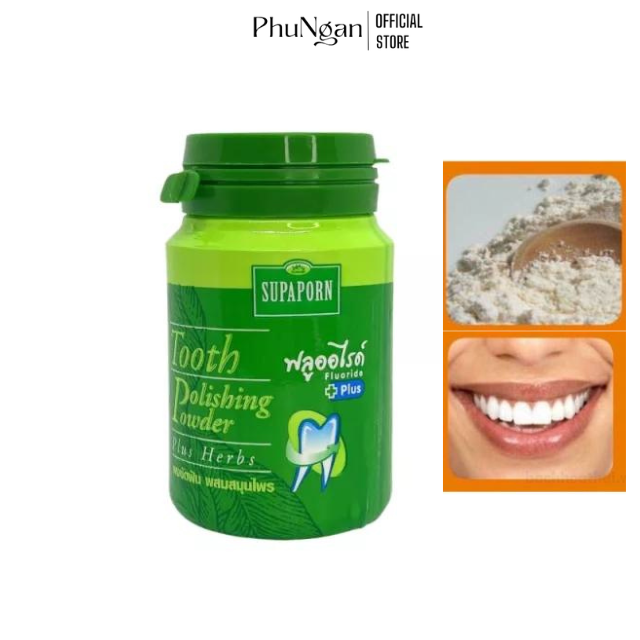 Bột tẩy trắng răng Supaporn Tooth Polishing Powder Thái Lan 90g