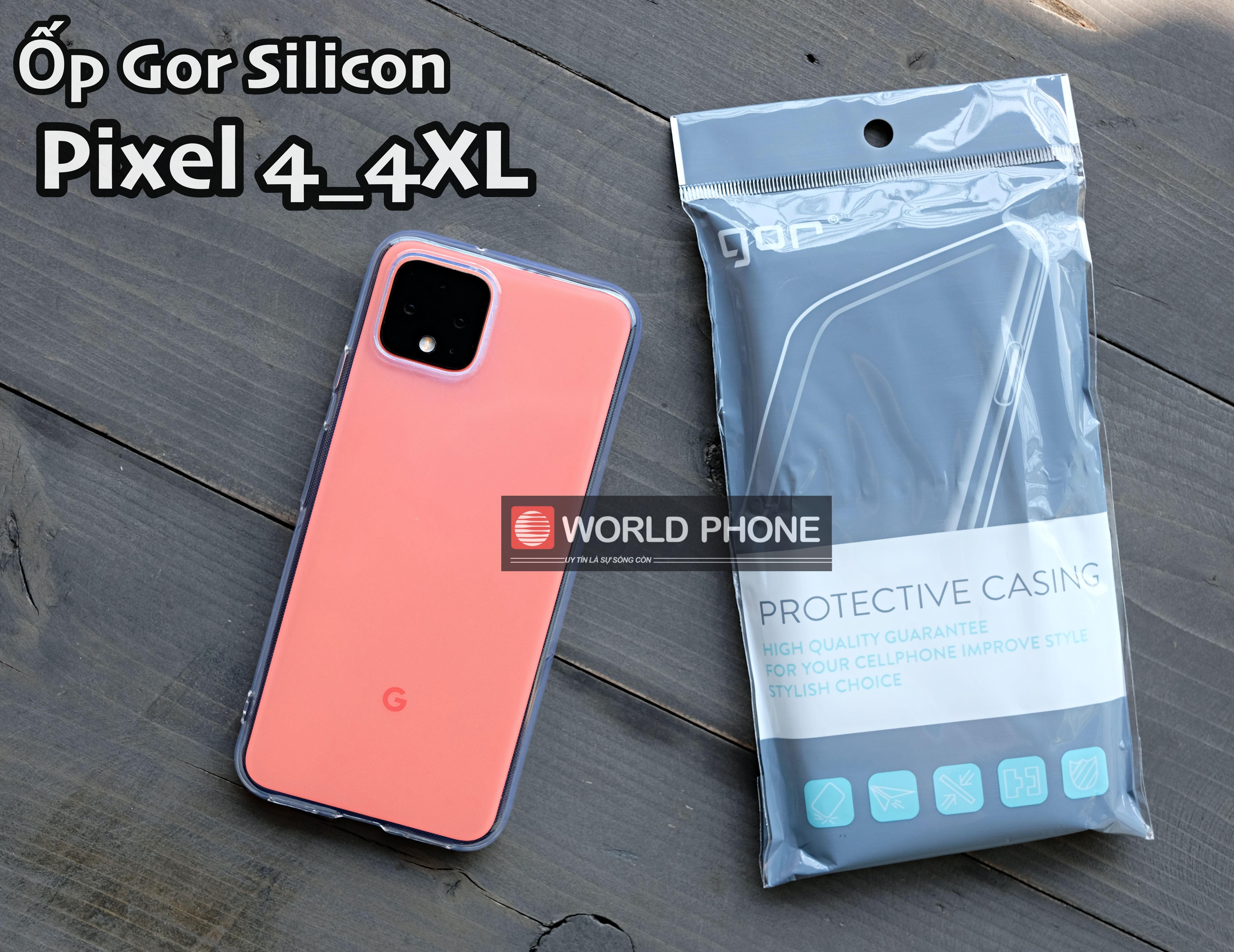 Ốp lưng pixel 4, 4 xl silicon, ốp pixel 4, 4 xl dẻo gor cao cấp cho máy google pixel 4 và 4xl
