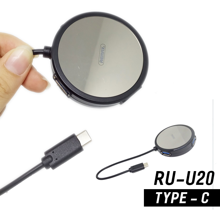 Hub chuyển đổi usb type c ra 4 cổng usb tốc độ cao remax ru-u20