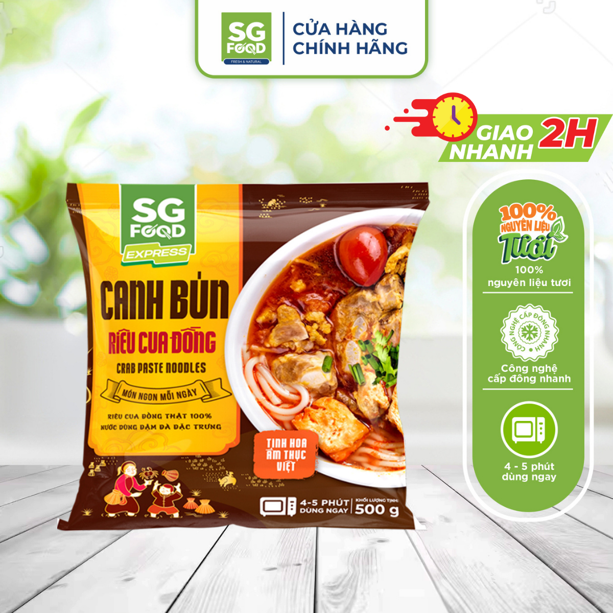 Canh bún riêu cua đồng Sài Gòn Food 500g