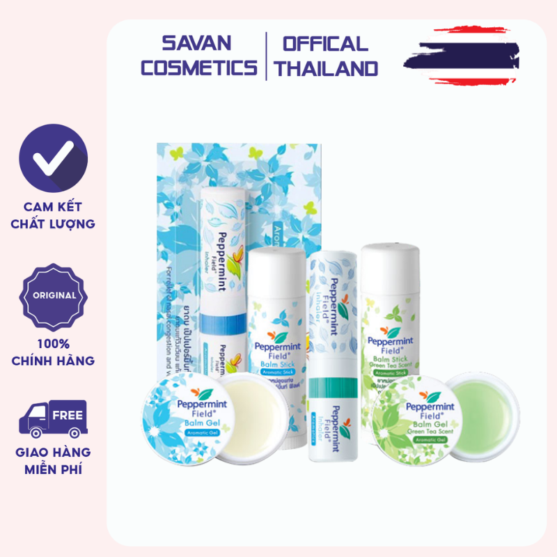 Ống Hít Thông Mũi Bạc Hà Peppermint Field Inhaler Thái Lan