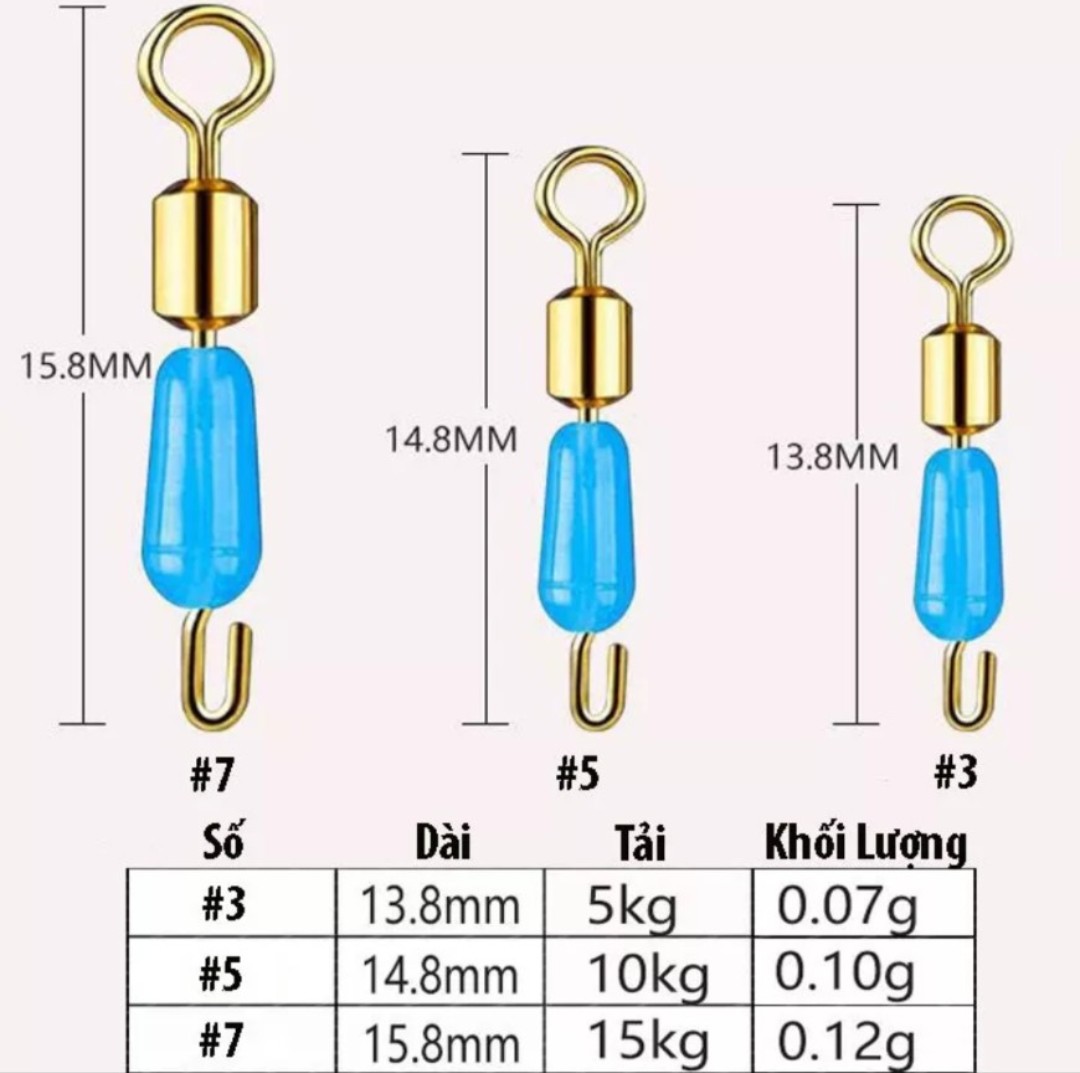 Khóa link số 9 mani câu đài size S.M.L