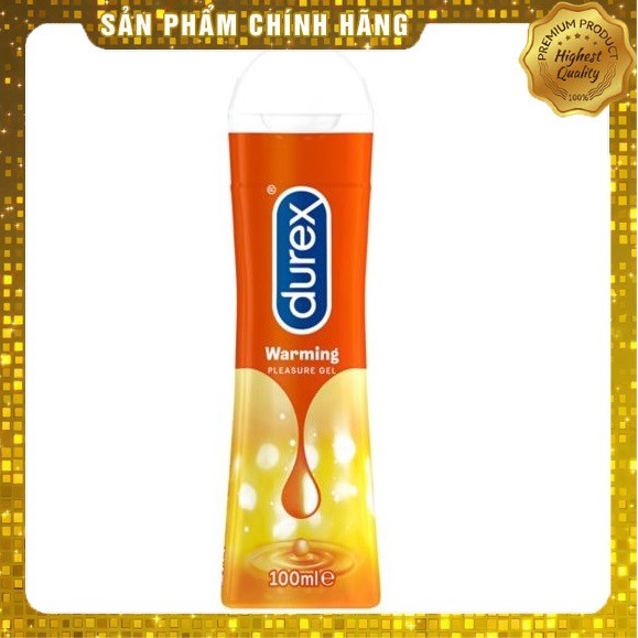 Gel bôi trơn tạo độ ẩm cao cấp Durex Play Warming - 100ml