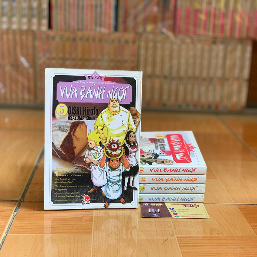 Truyện Vua bánh ngọt trọn bộ 5 tập - Sác truyện Full bộ