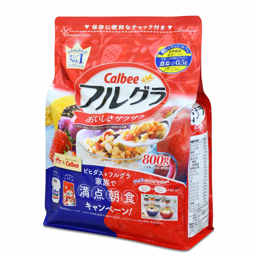Ngũ cốc calbee, ngũ cốc hoa quả nhật bản