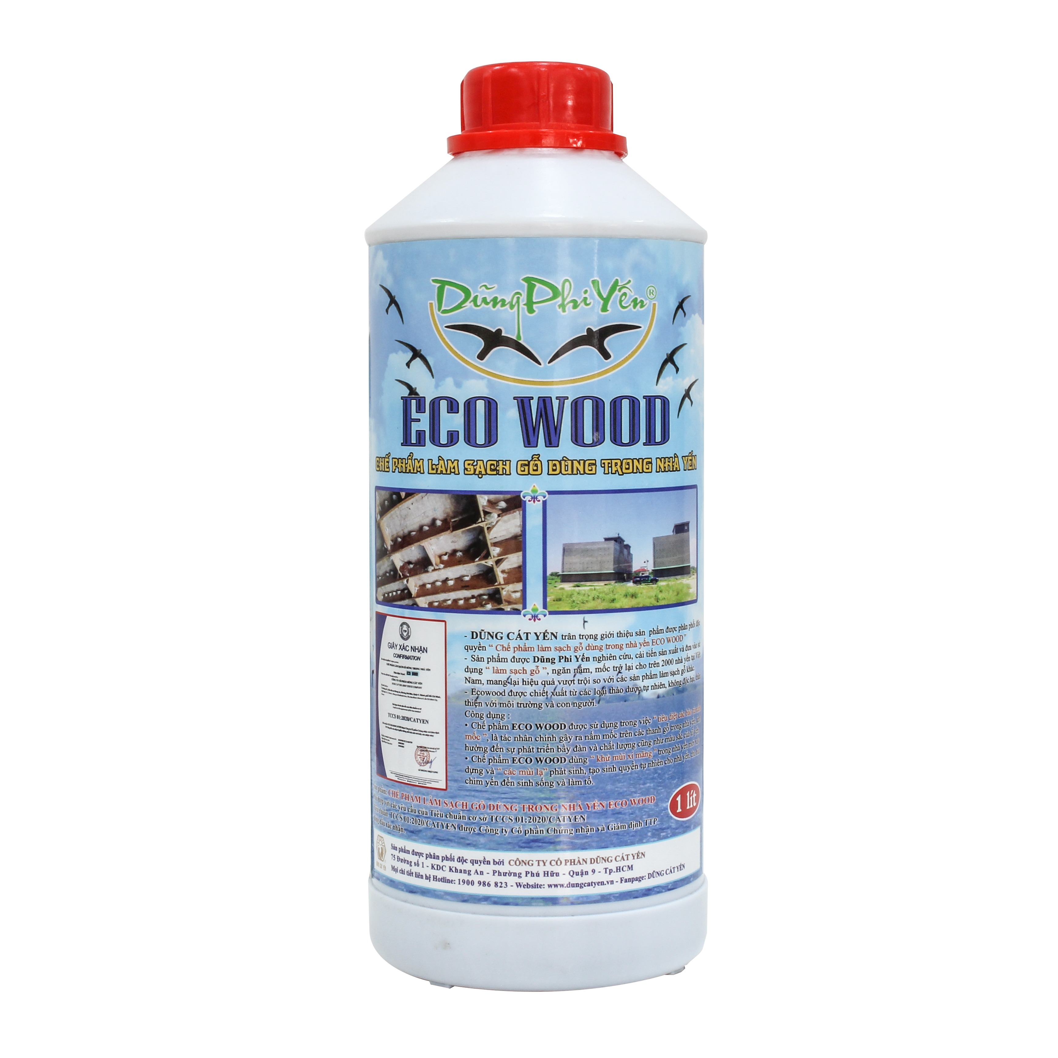 Lau gỗ nhà yến Eco Wood-Dũng Phi Yến sản xuất-xử lý nấm mốc gỗ nhà yến