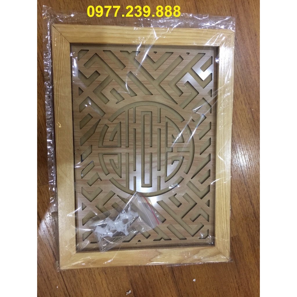 Chắn khói bàn thờ gỗ sồi