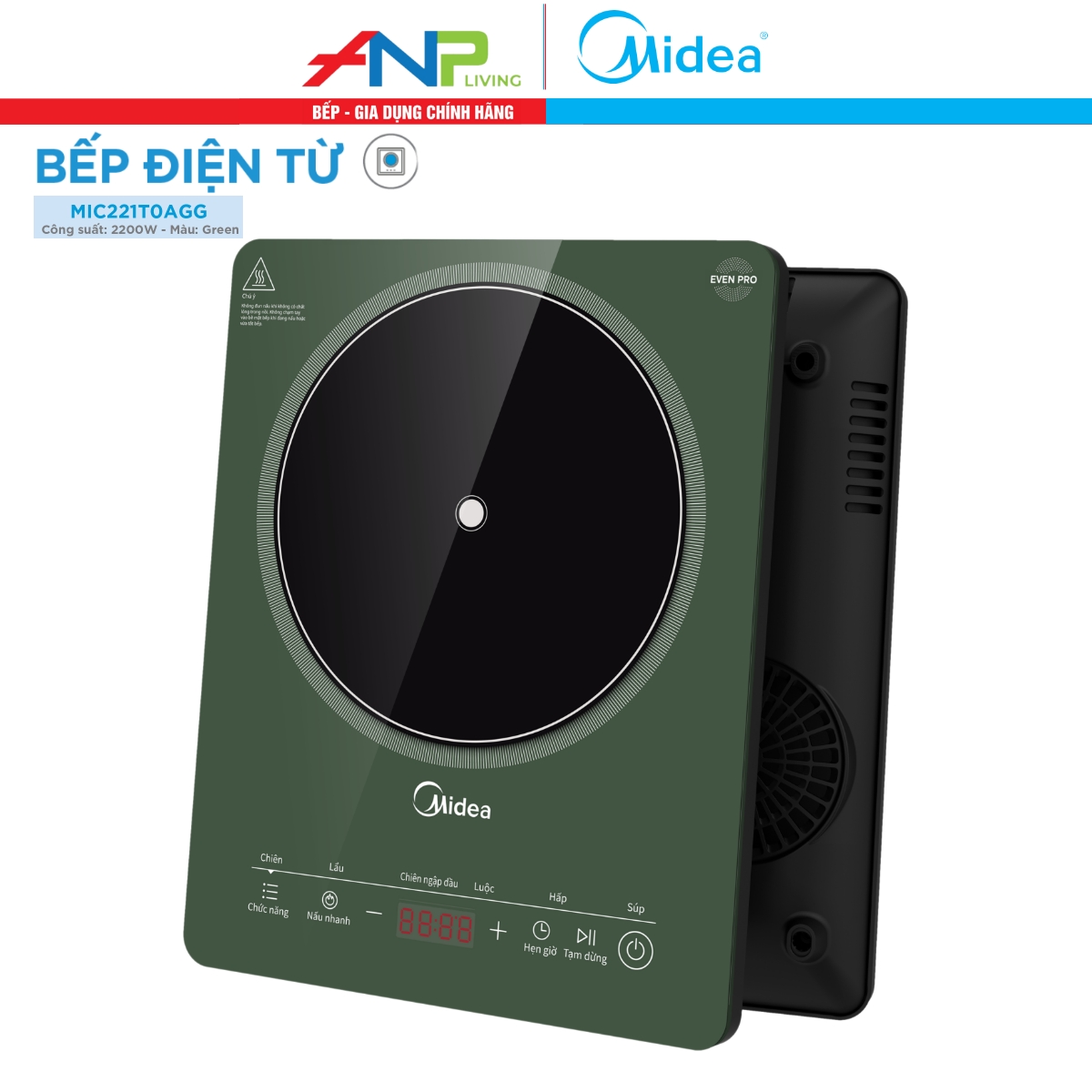 Bếp từ midea mic221t0agg