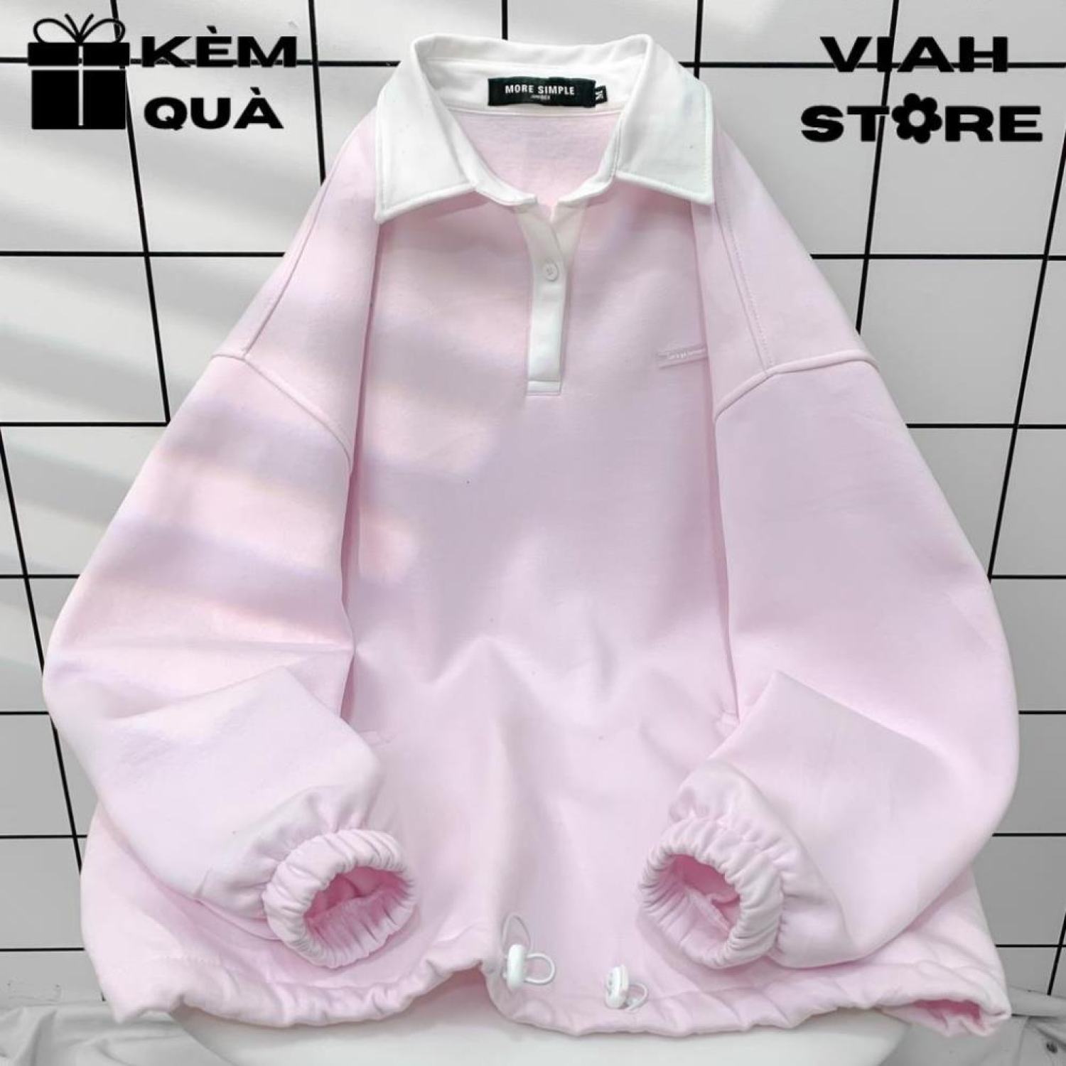 Áo Sweater Nữ Form Rộng MERY Vải Nỉ Bông Phong Cách Ulzzang