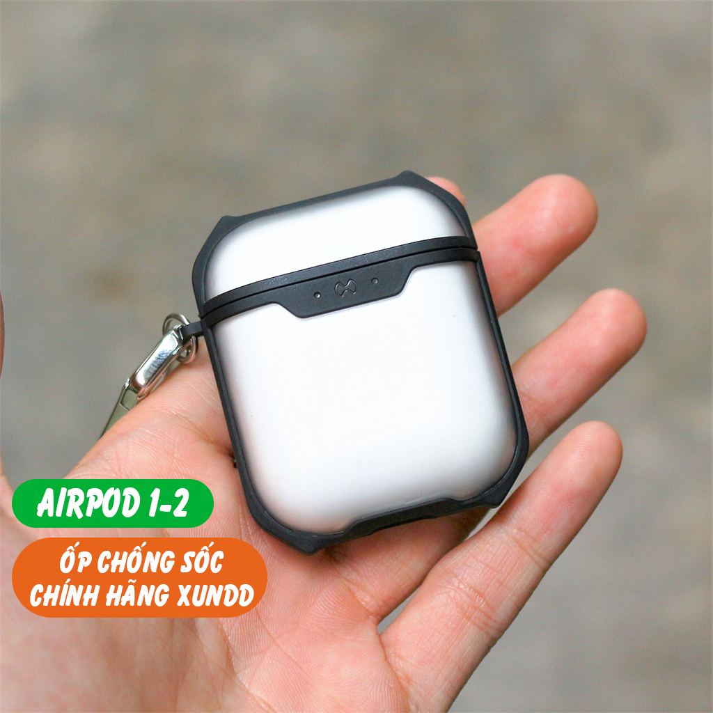 [HCM]Ốp lưng tai nghe AirPods Gen 1 2 chống sốc chính hãng XUNDD