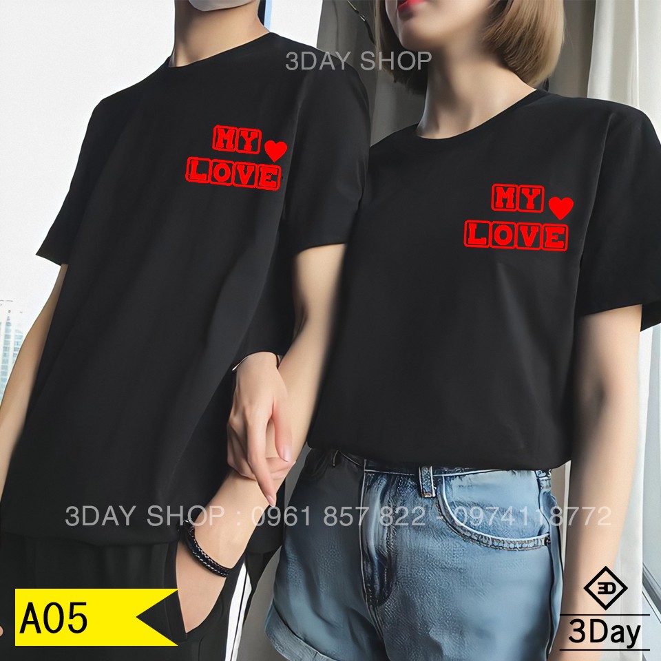 Áo đôi love siêu cute
