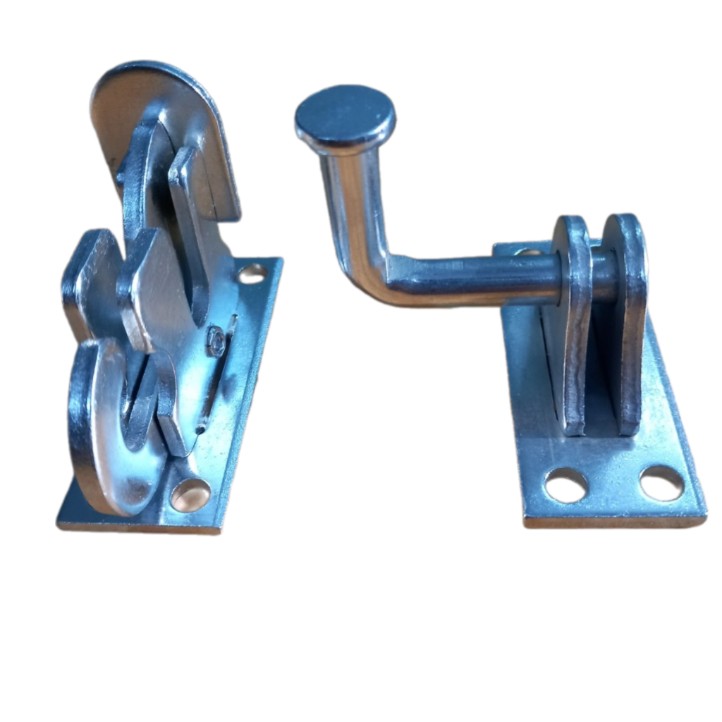  Chốt Cửa Lùa Tự Động  Bạc  Bảo Hành 3 Tháng Tự Đóng Sắt Chất Lượng Cao Tiện Dụng Dễ Sử Dụng An Toàn Chắc Chắn 