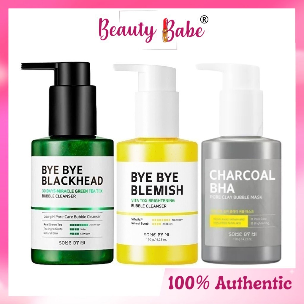 [Somebymi] Some by mi Bye Bye Bye Off/Mặt nạ bong bóng than/Bye Bye Blemish Vita Tox Bubble Cleanser 120g [B. BABE]