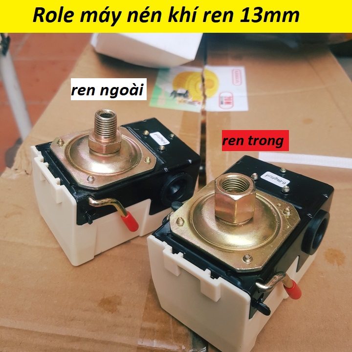 Công tắc áp suất máy nén khí / Rơ le hơi máy nén khí chạy dây curoa