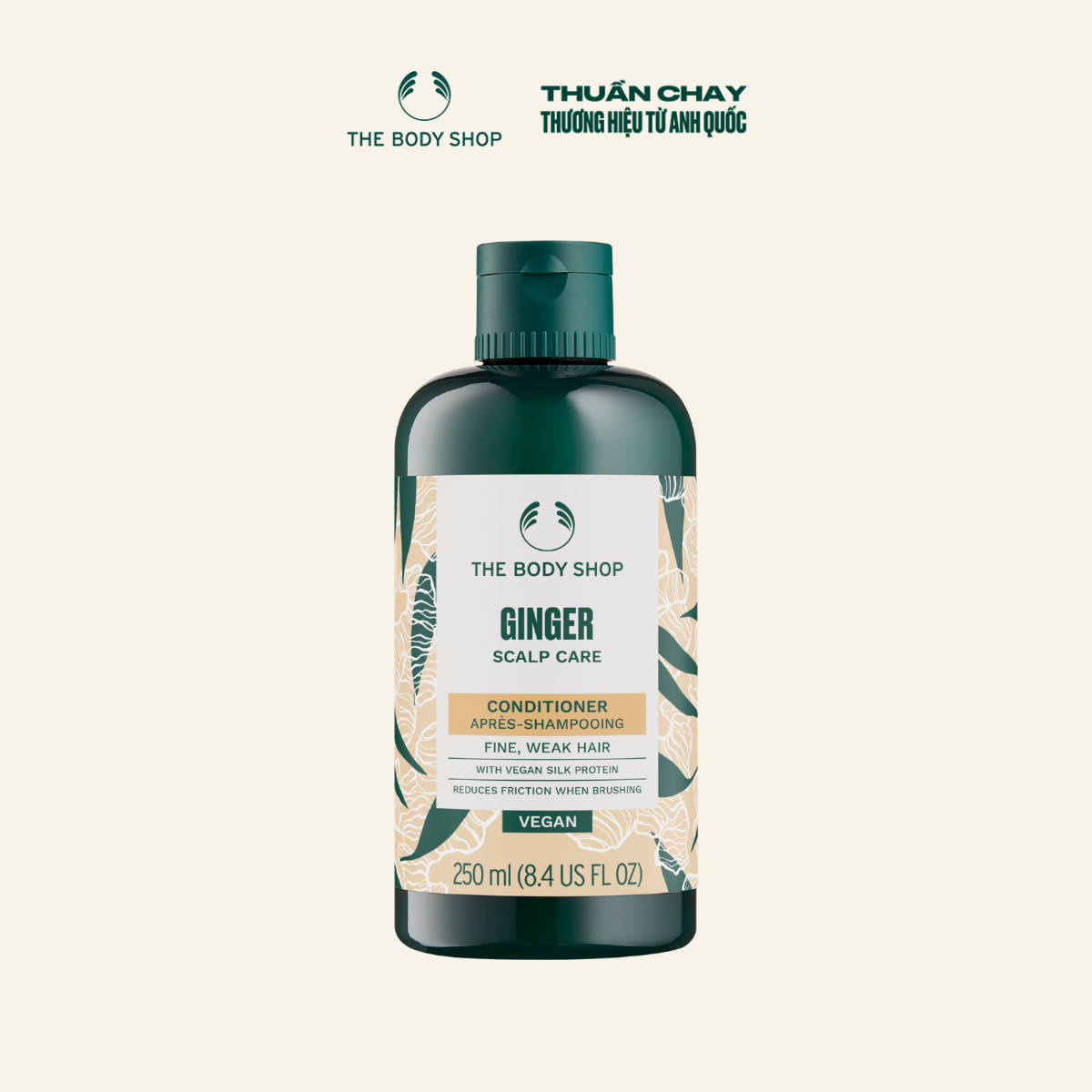 Dầu Xả Hương Gừng Cho Tóc Khô Gàu Ginger Scapl Care Conditioner The Body Shop