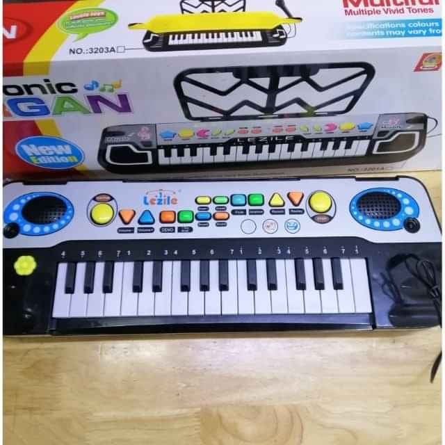 Đồ chơi đàn Organ Enfa cho bé, dùng pin có micro và ghi âm