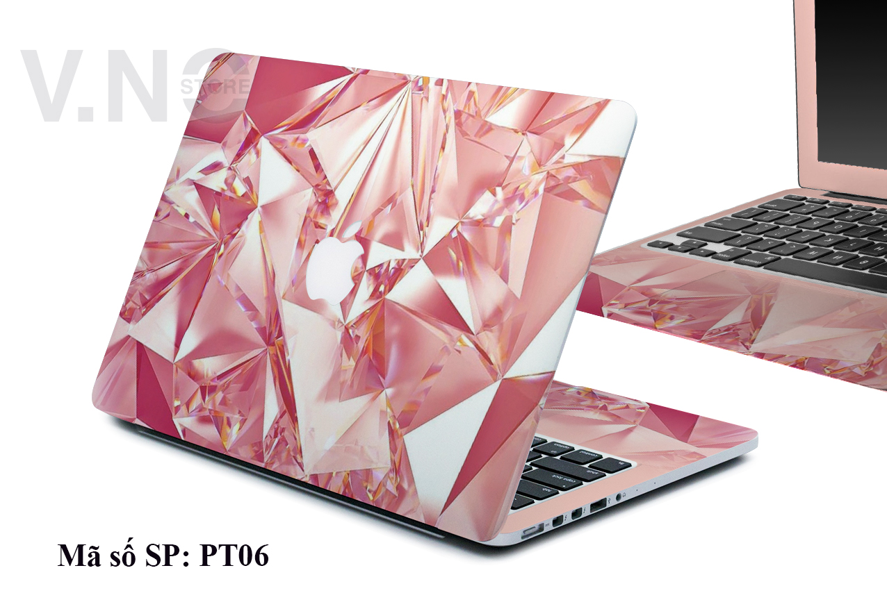 [HCM]Skin laptop V.NO SKIN  Pink Girl cho các dòng máy dell/asus/acer/macbook/. . .
