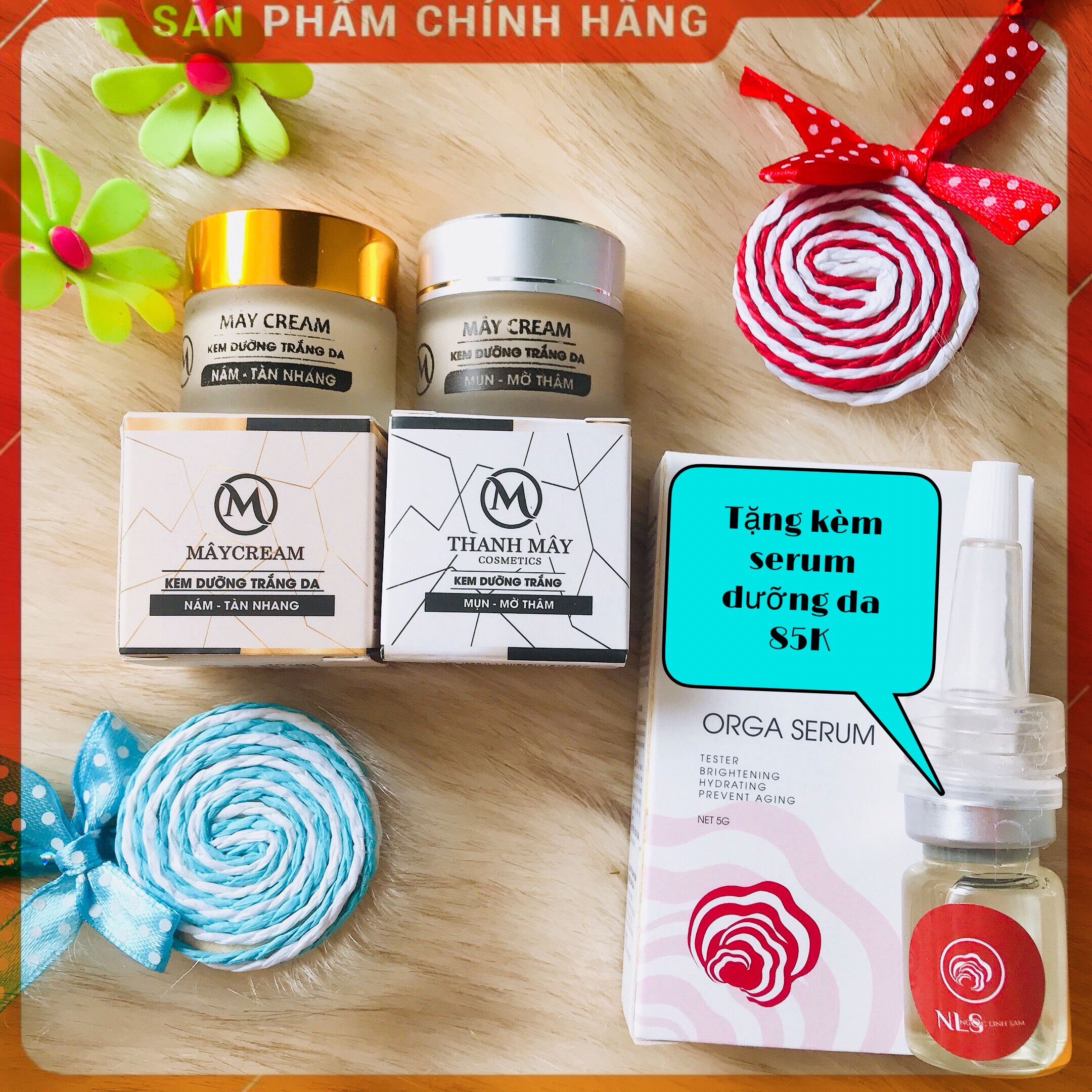 KEM FACE THANH MÂY - MÂY CREAM - ĐÁNH BAY NÁM TÀN NHANG TRẮNG DA