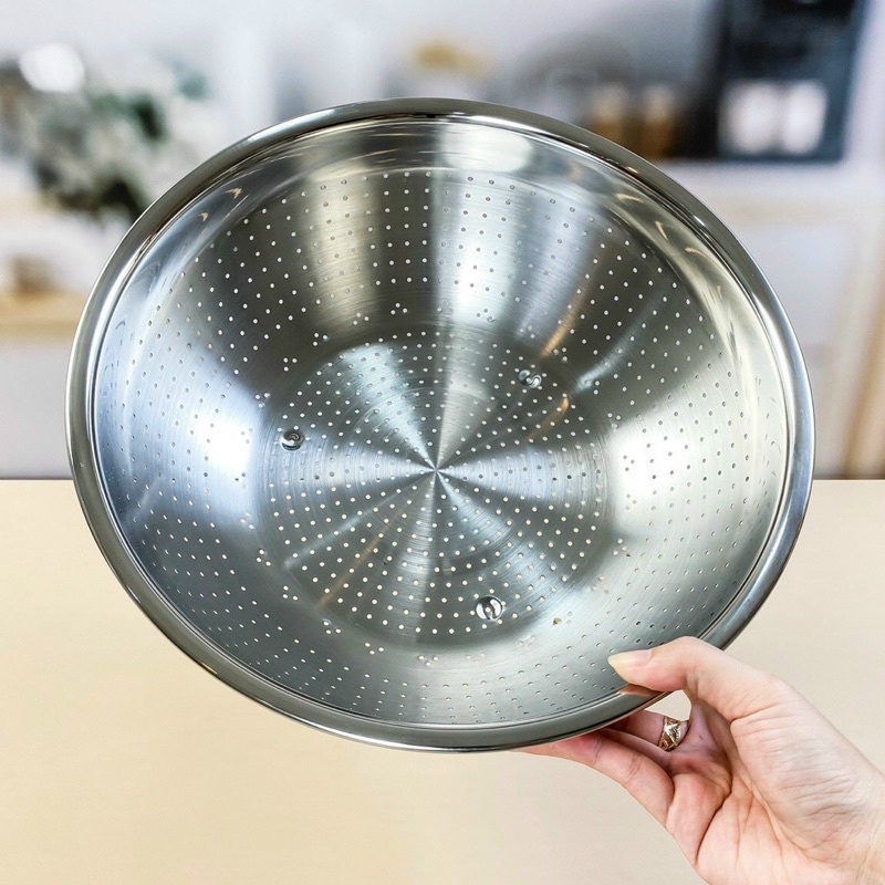Rổ inox 30cm quà tặng từ vinamil , five star