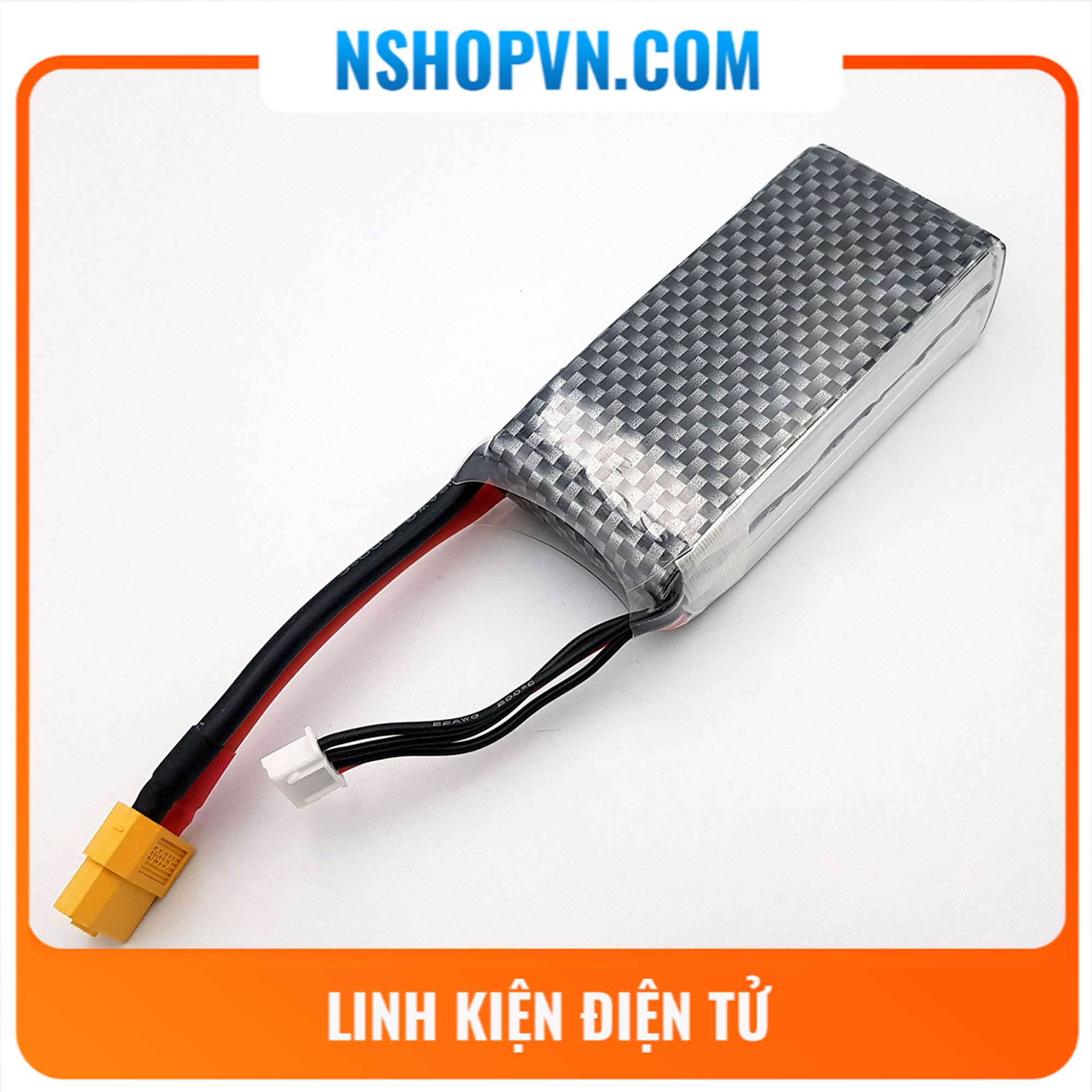 Pin lipo 3s 11.1v 2700mah 25c