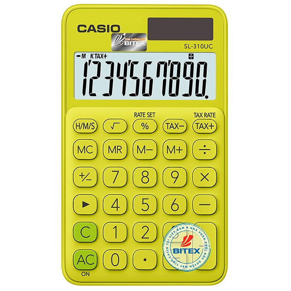 Fahasa - máy tính để bàn casio sl 310uc - yg