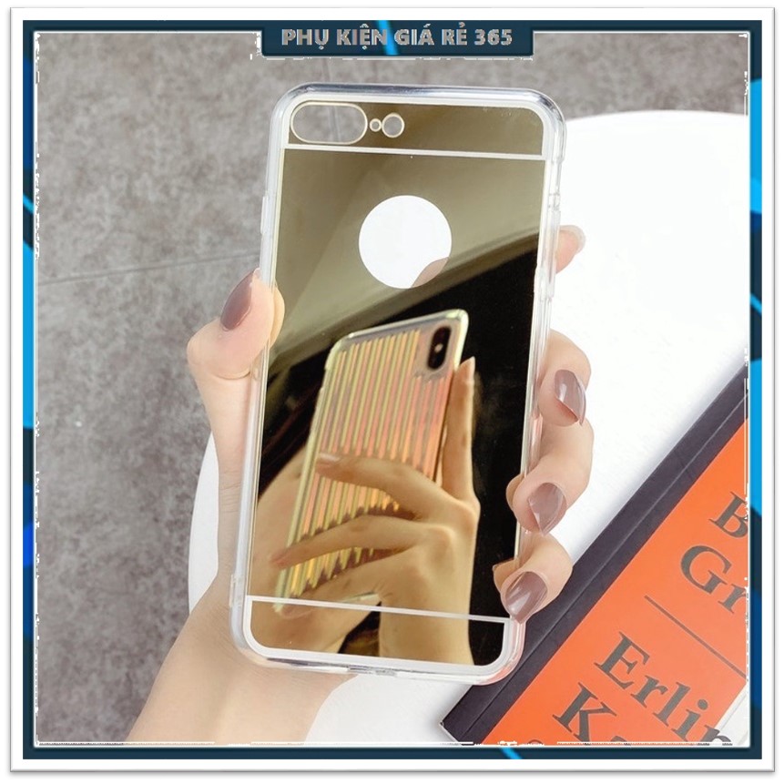 Ốp lưng silicon dẻo tráng gương cho iPhone 5/5s, 6/6s, 6/ 6s Plus, 7/8, 7/8 Plus, X/Xs, Xs Max, 11