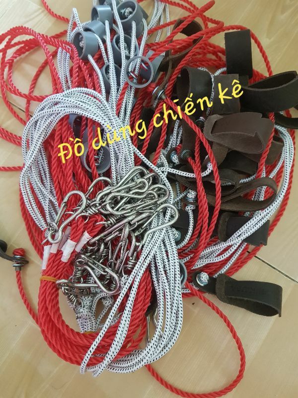 Dây cột chân gà tre, có khóa chống xoắn