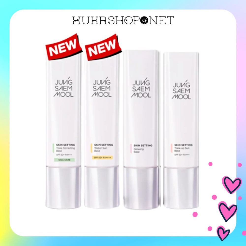 Kem lót jung saem mool skin setting kem lót khóa da tùy chọn 4 loại