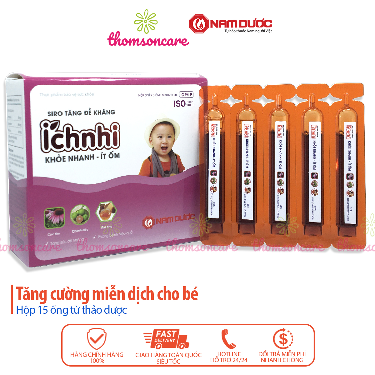 Siro tăng sức đề kháng Ích Nhi