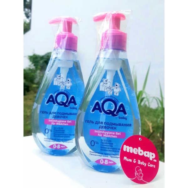 DUNG DỊCH VỆ SINH AQUA cho bé từ 0-8 tuổi