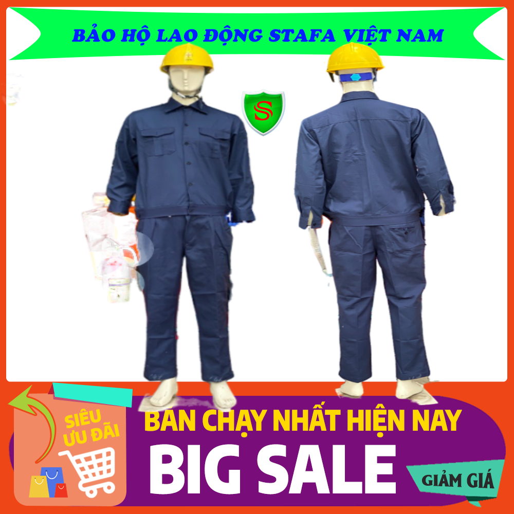 [Quần áo Thợ Hàn] - Quần áo vải bạt thợ hàn - Chịu tia lửa, thoáng mát