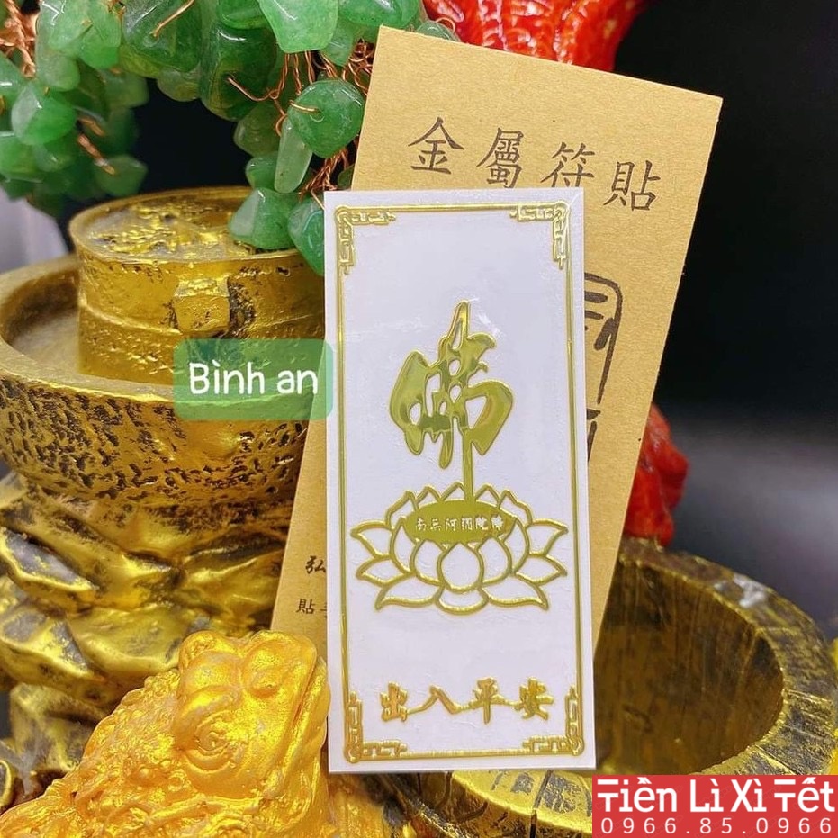 Linh Phù dán điện thoại, Linh phù tài lộc, Linh phù Cầu bình an