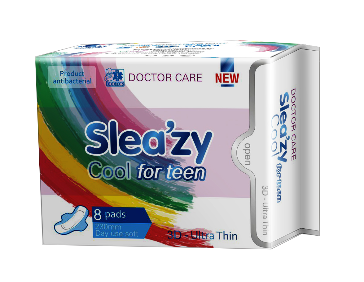 Băng vệ sinh thảo dược Slea'Zy Cool For Teen ban ngày