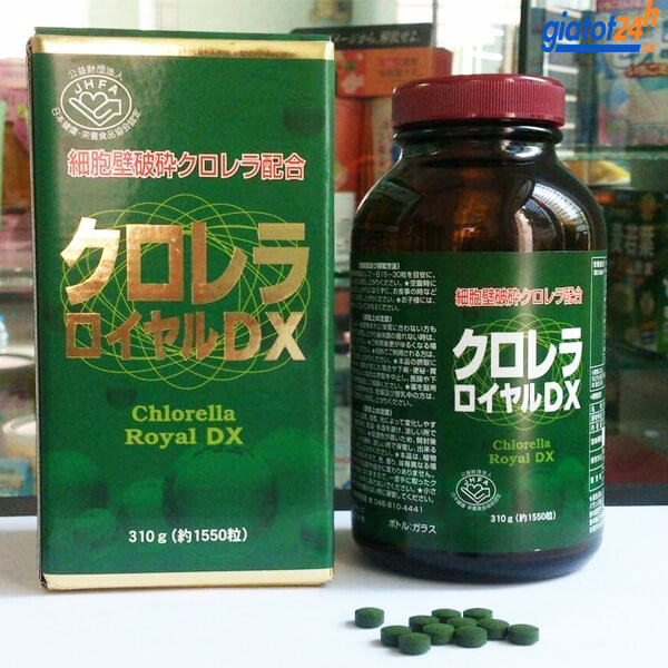 Tảo lục hoàng gia Chlorella Royal DX Nhật Bản 1550 viên