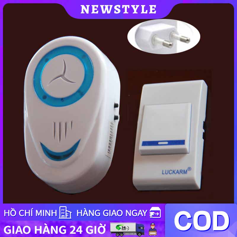 Chuông báo khách kiêm chống trộm hồng ngoại , chuông cửa-Chuông cửa không dây