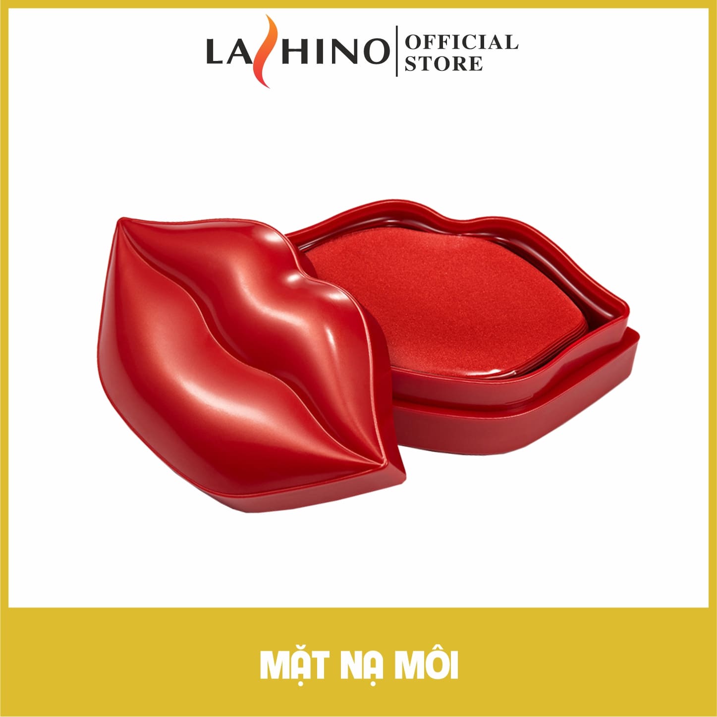 Mặt nạ môi hộp 20 miếng dưỡng môi hồng căng mộng