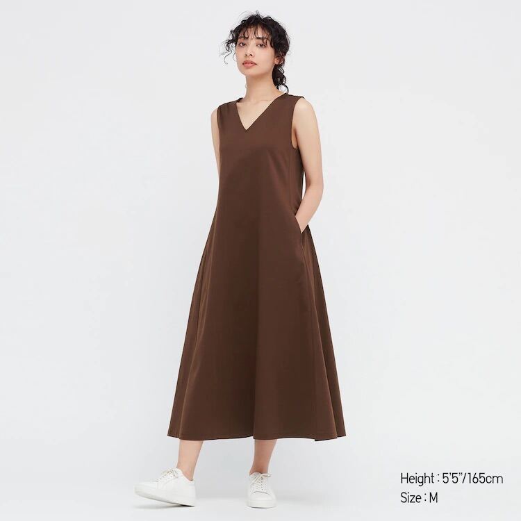 Đầm chữ A vải nhung cao cấp