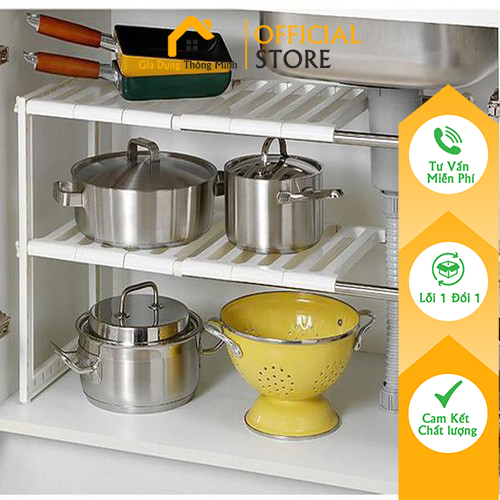 Kệ để đồ trong gầm bồn rửa kệ để bát kệ tiện lợi nhỏ gọn