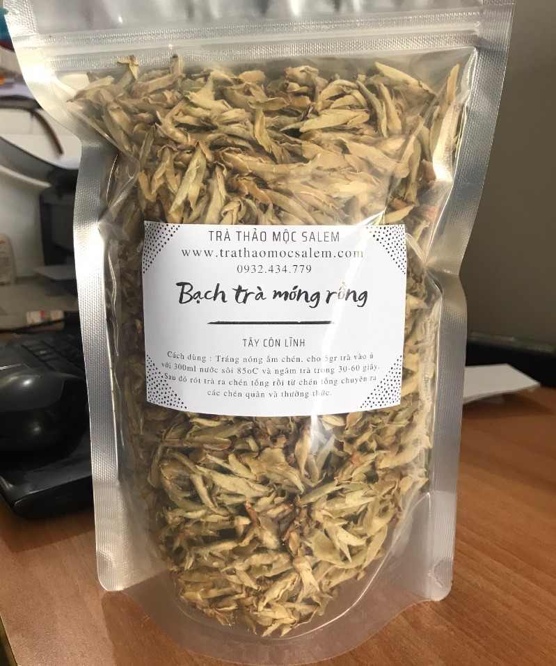 [HCM]Bạch trà mong rồng Tây Côn Lĩnh ( trà đuôi rồng) 100g