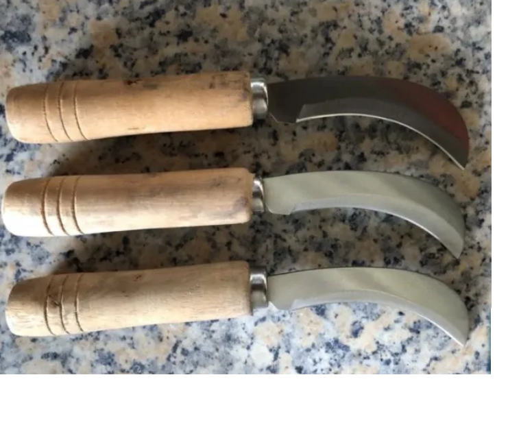 Dao cắt chuối, dao gọt dứa, gọt hoa quả trái cây lưỡi cong, dao ra nải chuối đa năng GD706-Gotmia