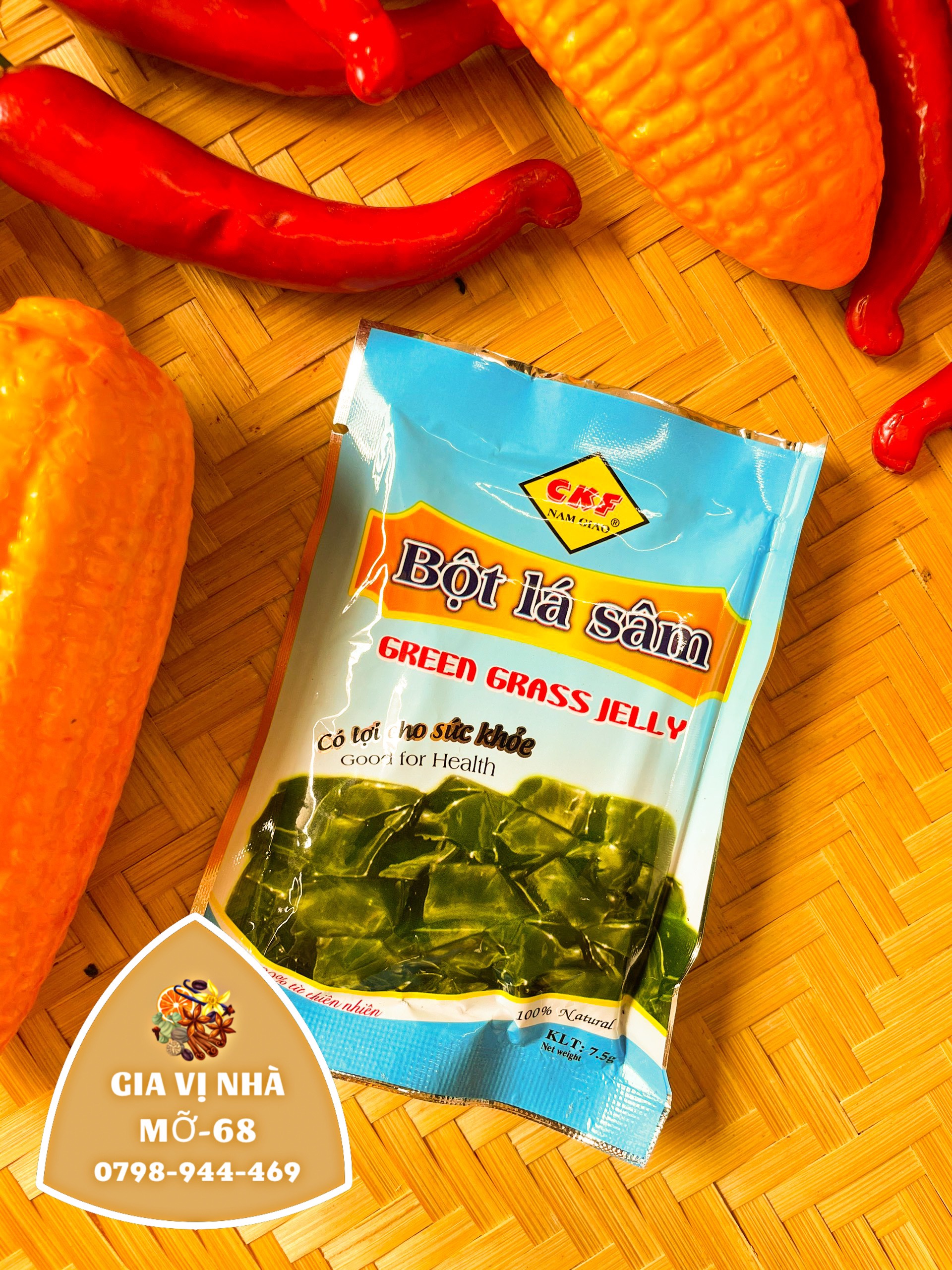 Bột lá sương sâm nam giao 7,5gr