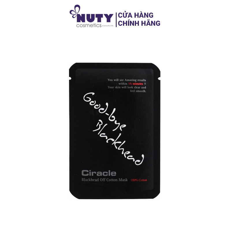 Miếng Mặt Nạ Đẩy Mụn Đầu Đen Ciracle Goodbye Blackhead