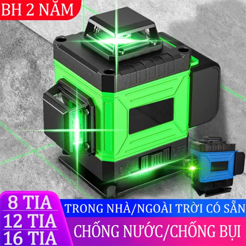 YUNYI Máy bắn cốt laser giá rẻ 8/12/16 tia Máy laser 12 tia xanh Máy cân mực laser Máy cân bằng laser Nguồn sáng nhập khẩu máy cân bằng siêu sáng
