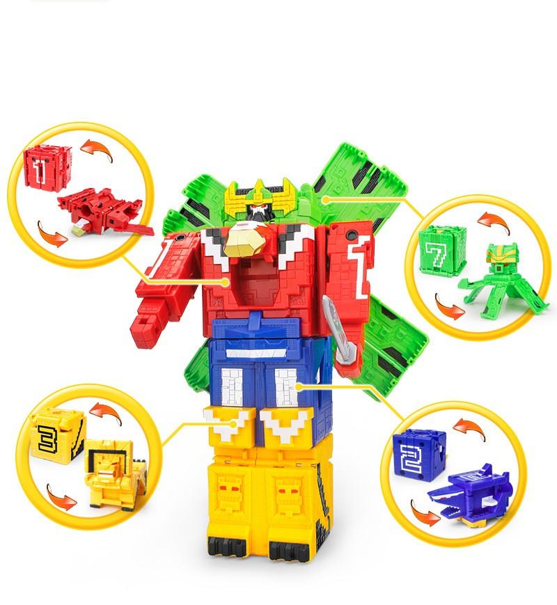 Đồ chơi Robot Chiến Đội Thú Vương (123 + 7)