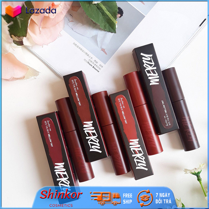 Son Merzy Bite The Beat Mellow Tint-Son Kem Lì Shinkor